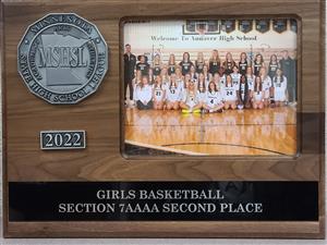 2022 Girls Basketball Section 7AAAA Second Place